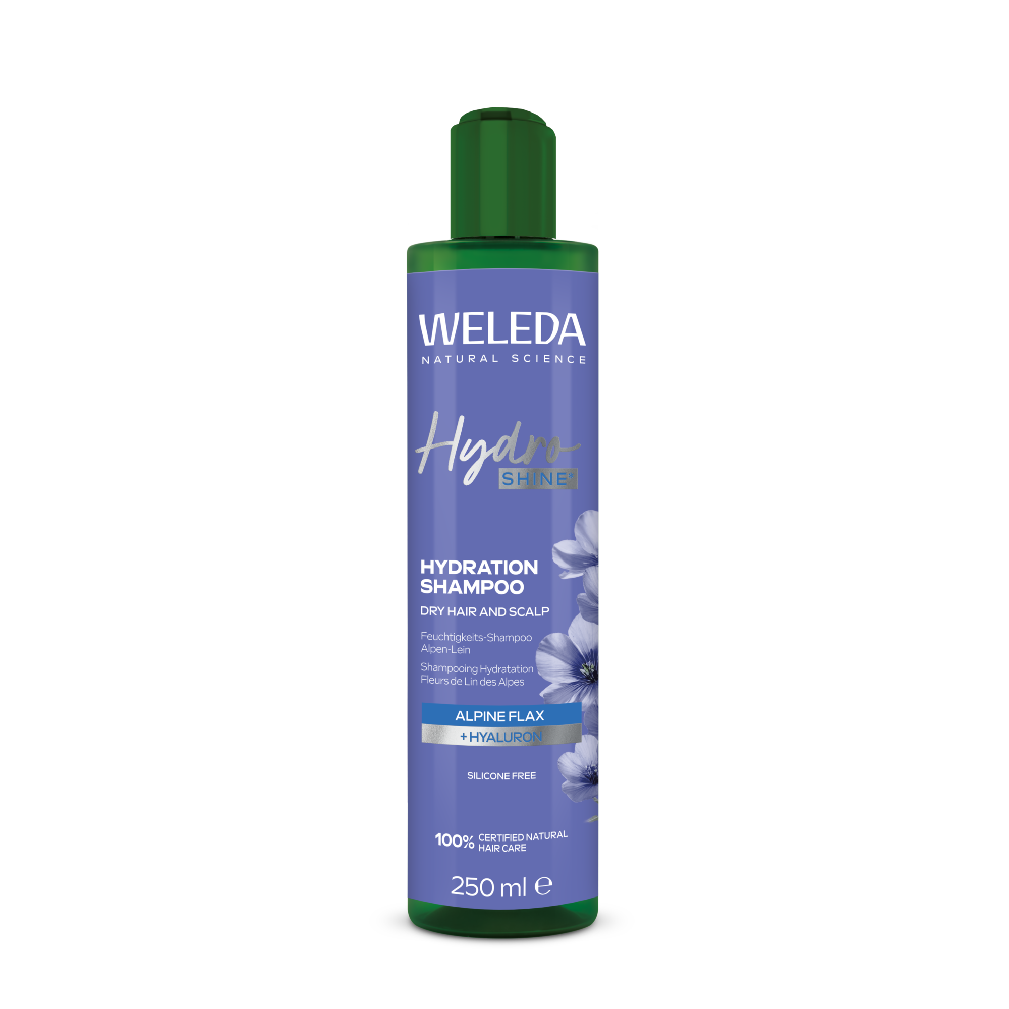 Weleda Hydra Shine niisutav šampoon 250ml Weleda Hydra Shine niisutav šampoon